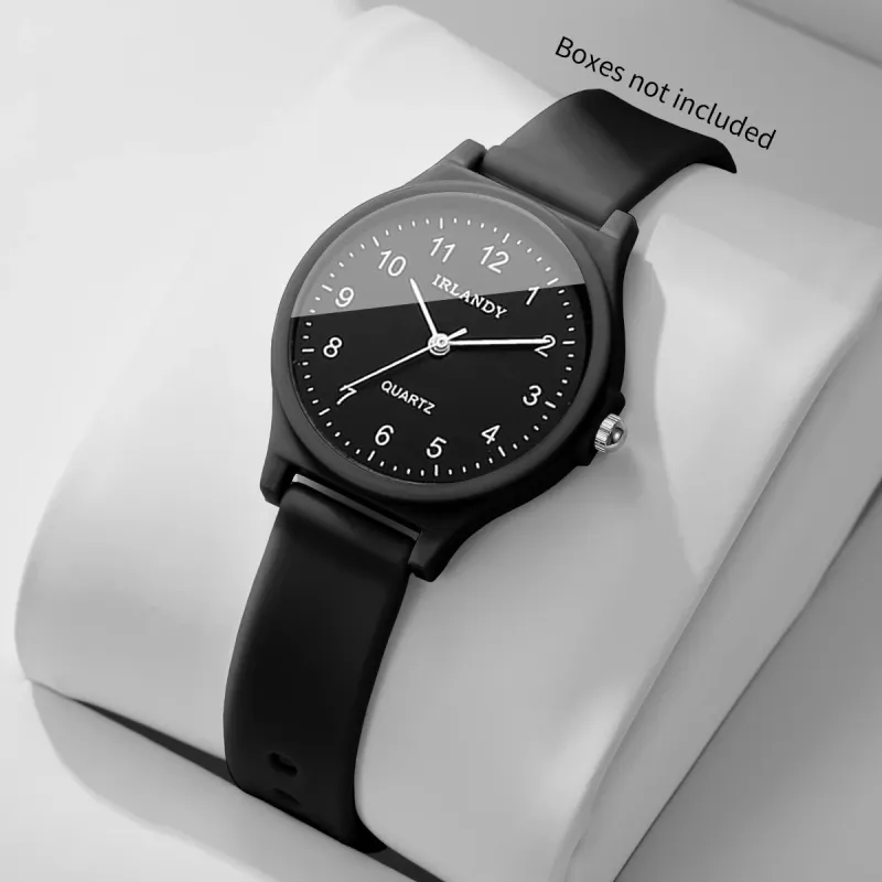Arabic Dial Watch for Women – Minimalist Silicone Strap 1