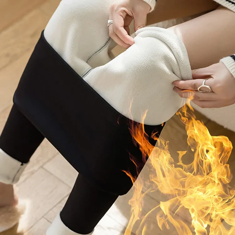 Winter Velvet High Waist Leggings 3