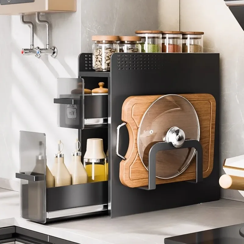 Scandinavian Kitchen Shelf Organizer 4
