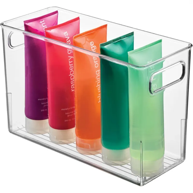 Slim Bathroom Storage Bin 1