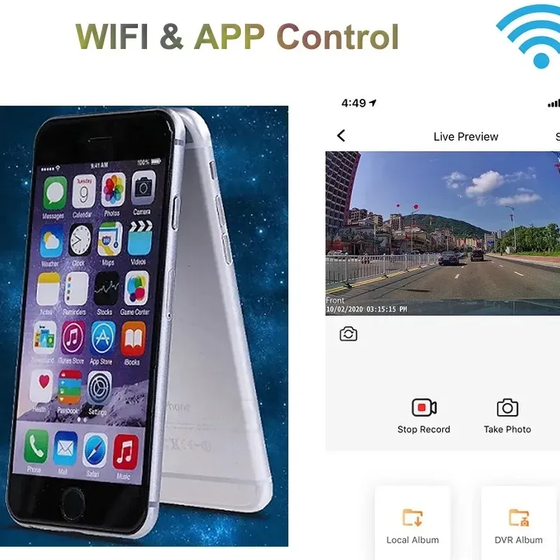 4K WiFi Dash Cam with Parking Monitor 5