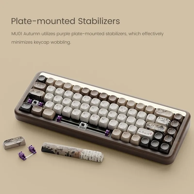 Akko MU01 Wooden Mechanical Keyboard 6