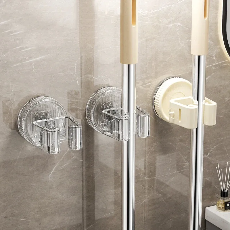 Suction Cup Mop Holder 1
