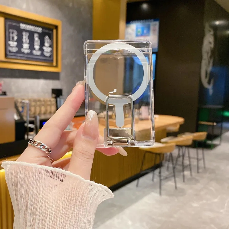 Magnetic Clear Wallet Card Holder 5