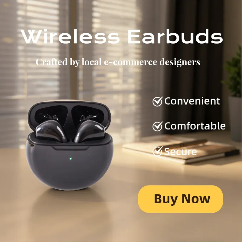 TWS Wireless Half In-Ear Bluetooth Earbuds 6
