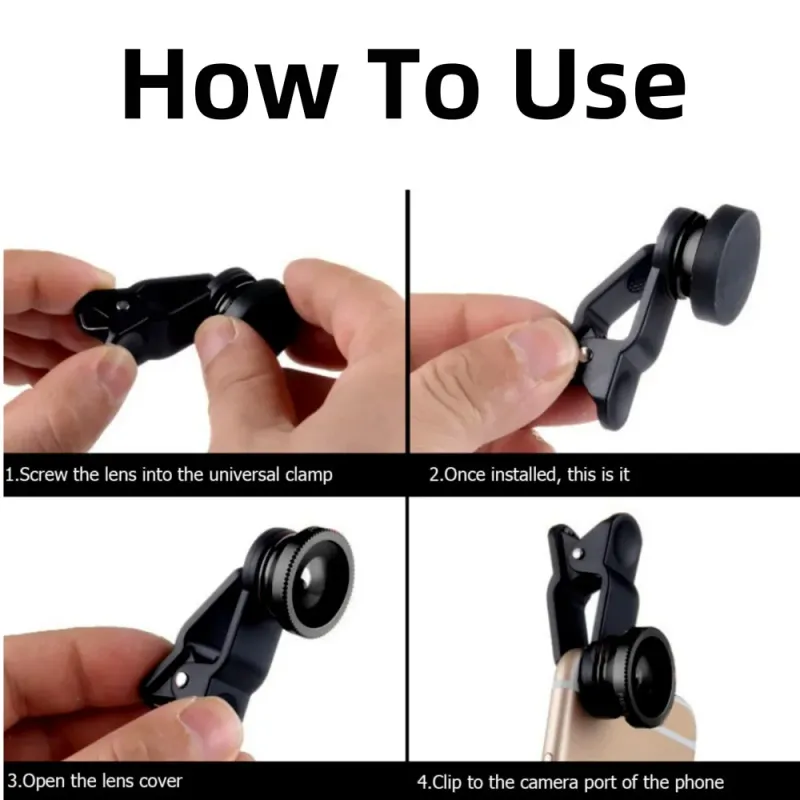 3-in-1 Smartphone Camera Lens Kit 5