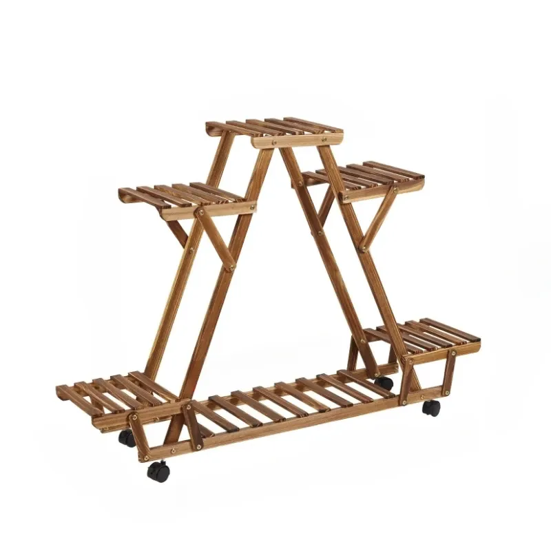 6-Tier Wood Plant Stand 1