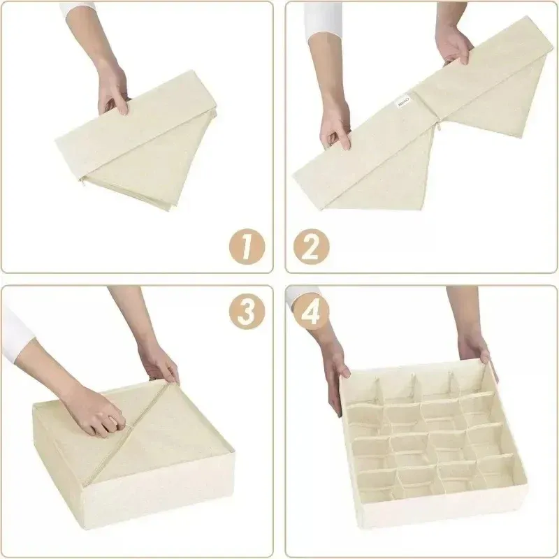 Foldable Underwear Drawer Organizer Box 5