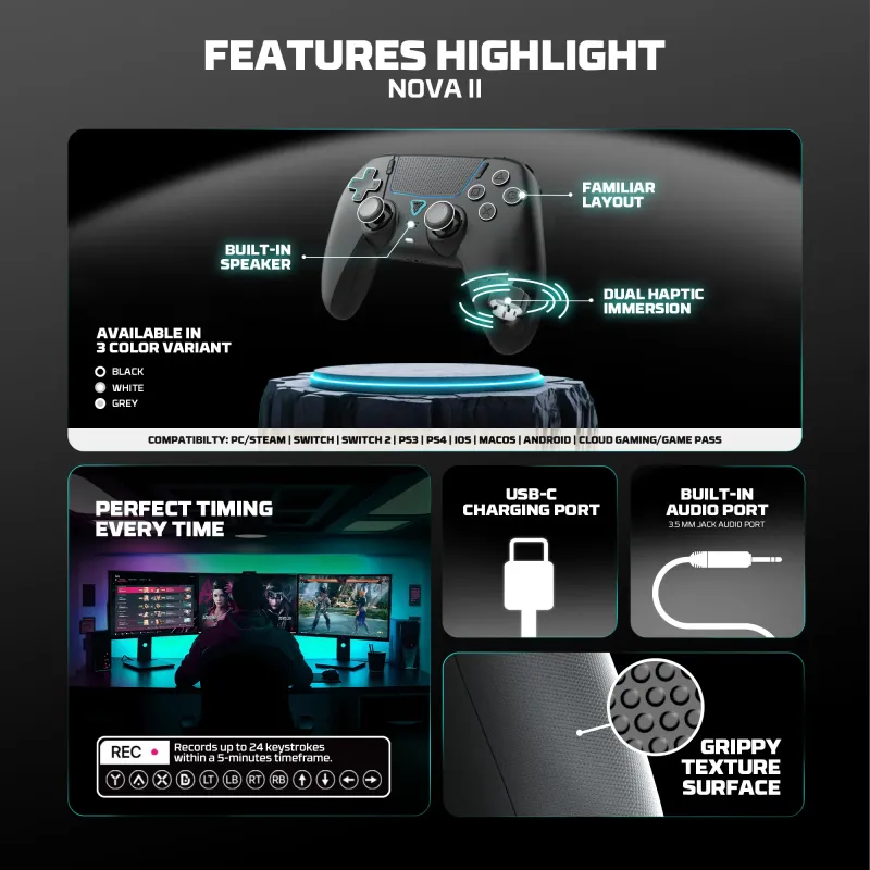 FANTECH NOVA II WGP16 Wireless Gamepad 3