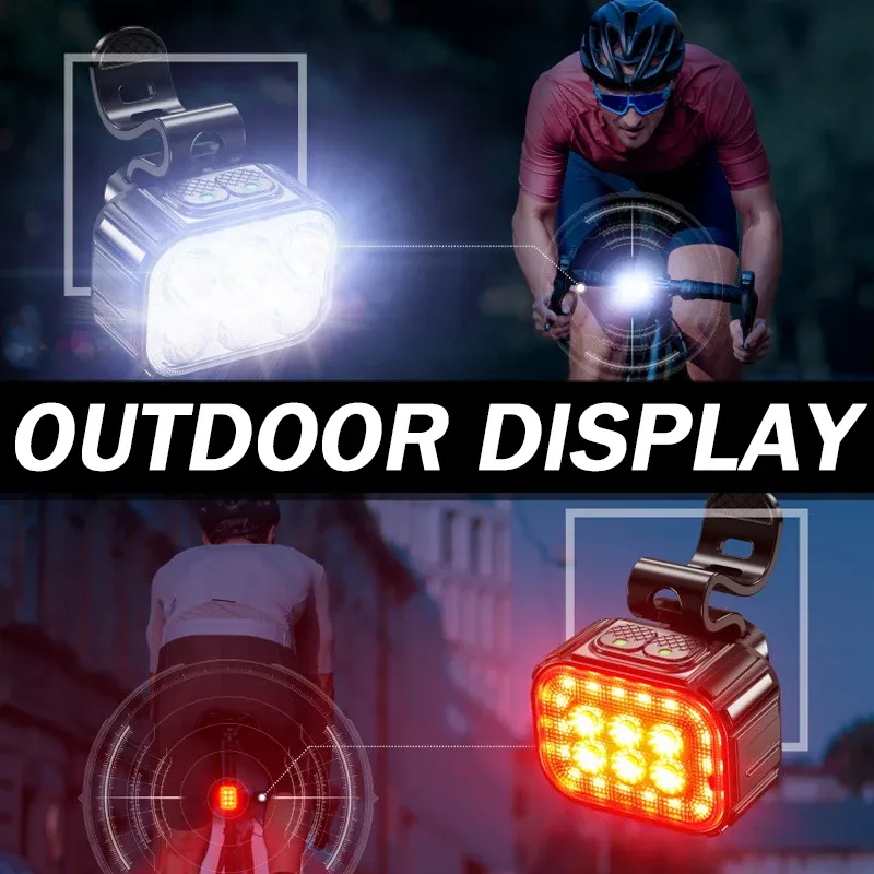 Q6 Rechargeable Bike Light Set 2