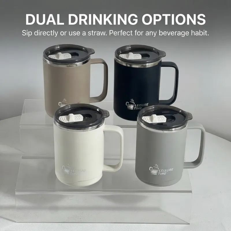 304 Stainless Steel Insulated Coffee Mug 6
