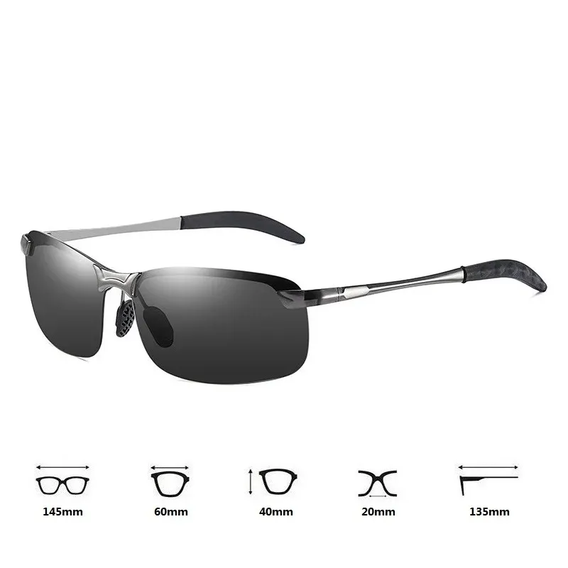 Classic Metal Polarized Men's Sunglasses 5