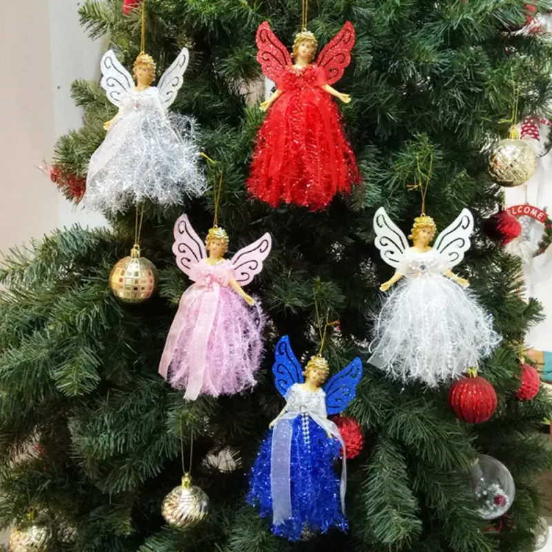 Glitter Christmas Angel Tree Topper 2