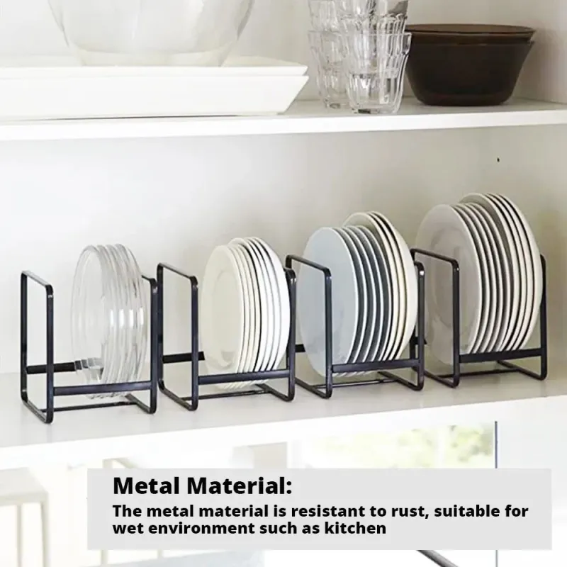 Plate Storage Organizer Rack 4