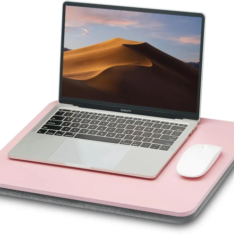 Pink Lap Desk with Pillow Cushion 1