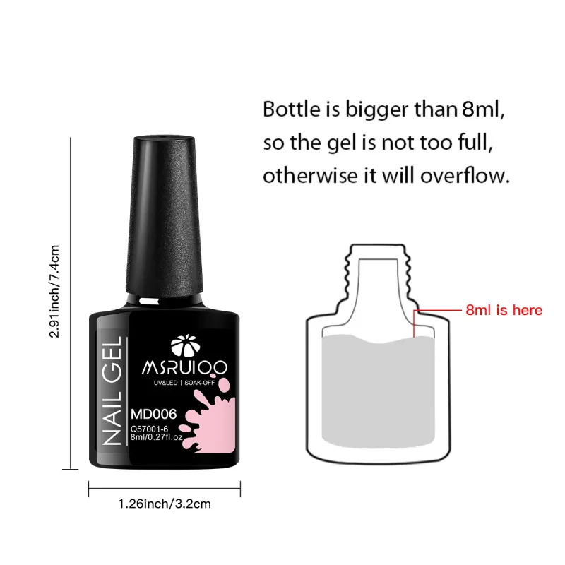7-Piece UV Gel Nail Polish Set 5