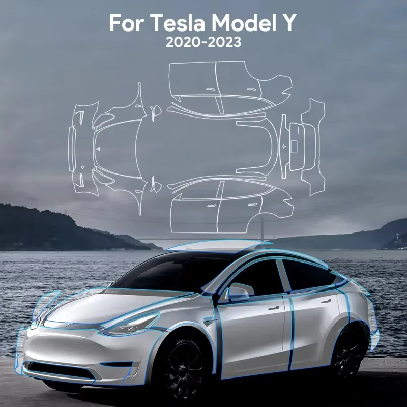 Tesla Model Y Paint Protection Film PPF 1