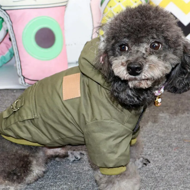 Winter Puppy Warm Hoodie Dog Coat 4