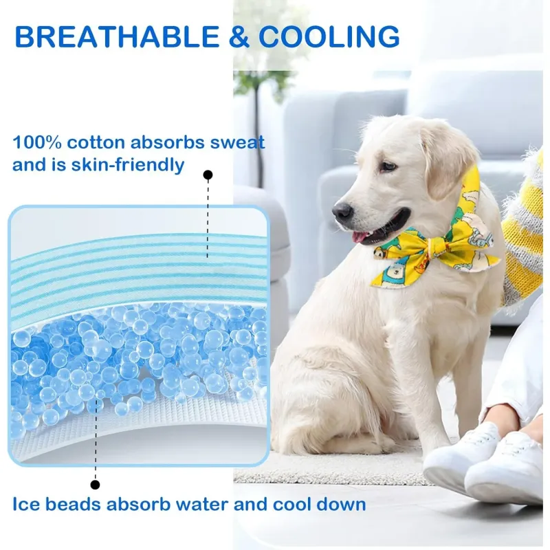 Cartoon Pet Cooling Neck Scarf 3