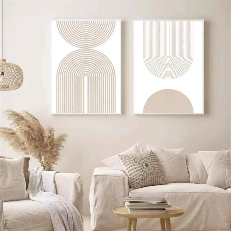 Geometric Boho Canvas Wall Art 4