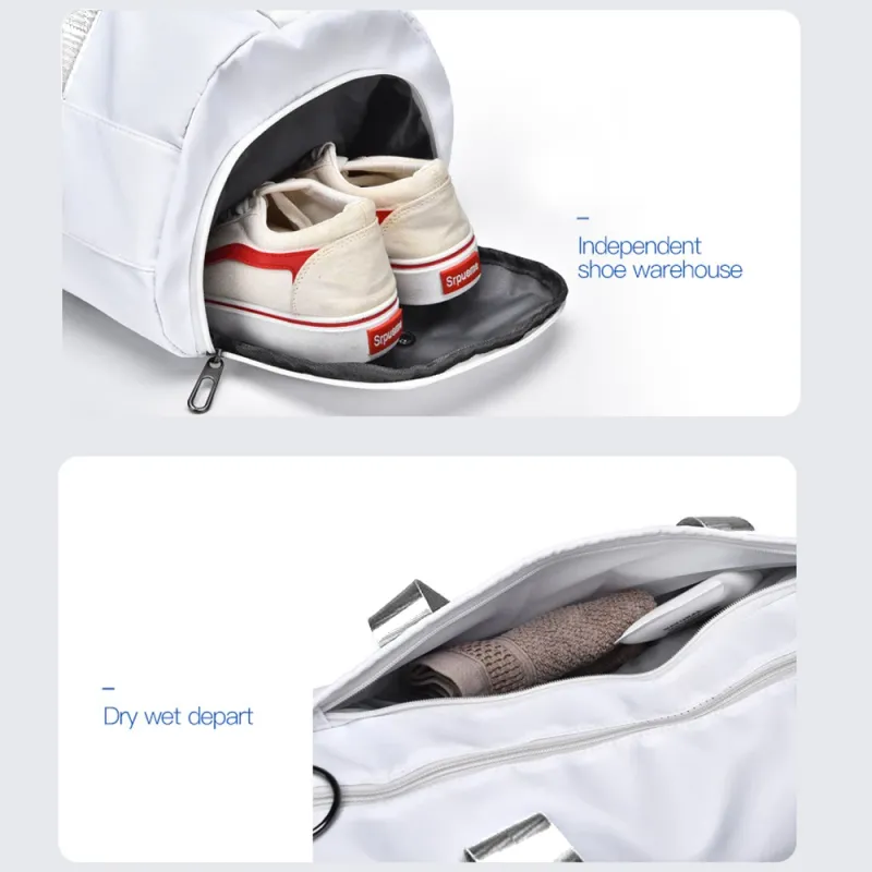 Gym Duffle Bag with Shoe Compartment 5