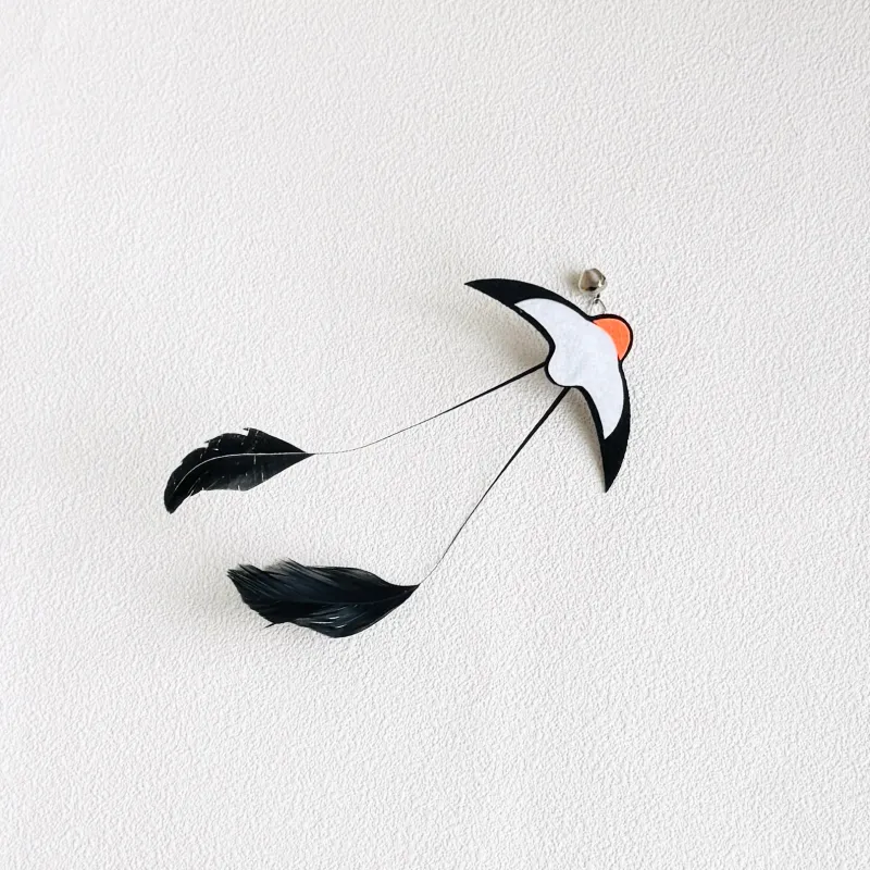 Interactive Feather Bird Cat Wand Toy 5