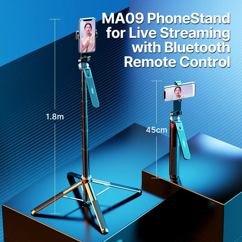 Ulanzi MA09 Bluetooth Selfie Stick Tripod 2