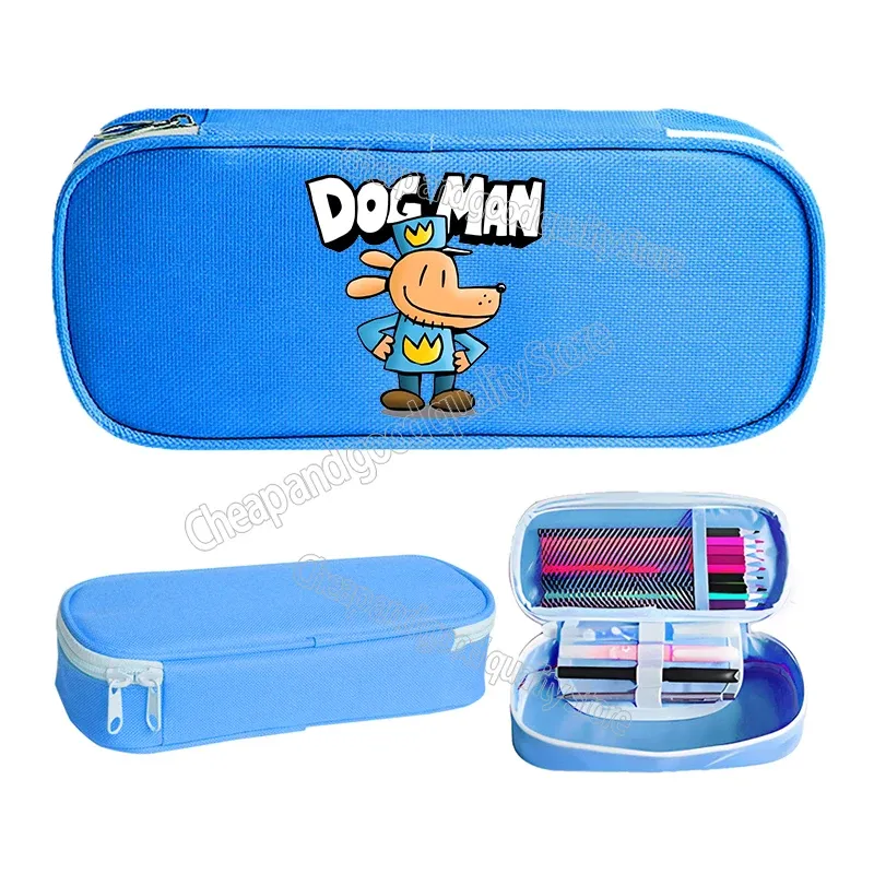 Dog Man's Girl Boy Pencil Case 5