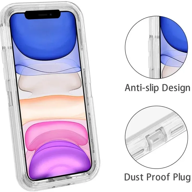 3-in-1 Rugged iPhone Case Cover 4