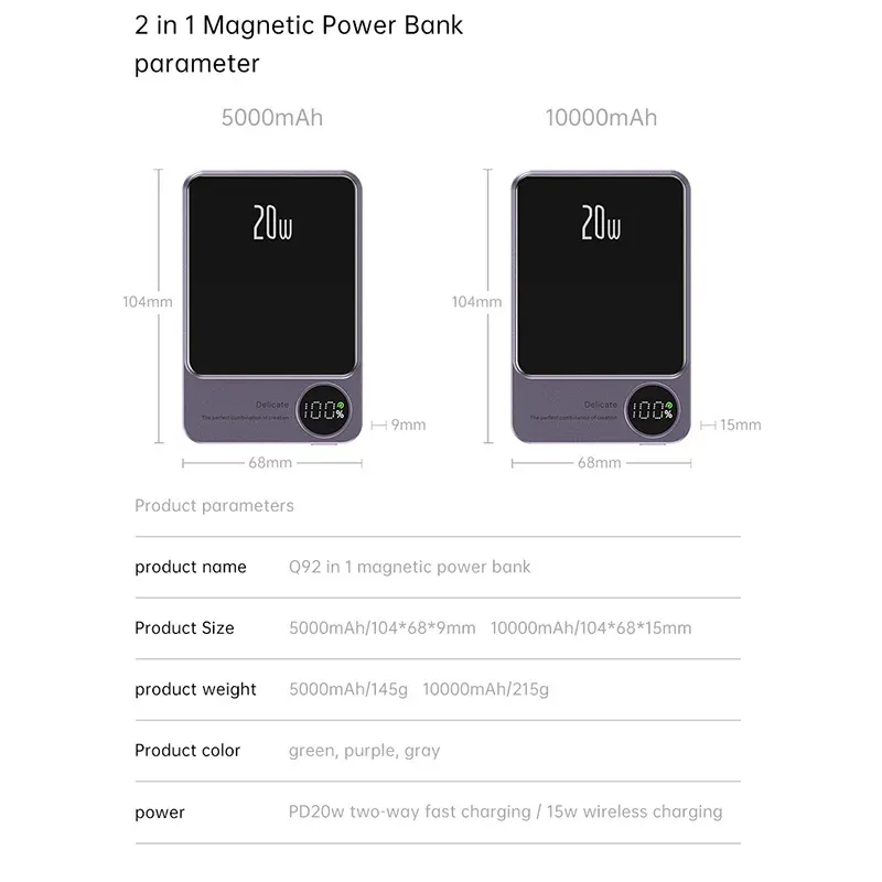 10000mAh MagSafe Power Bank 6