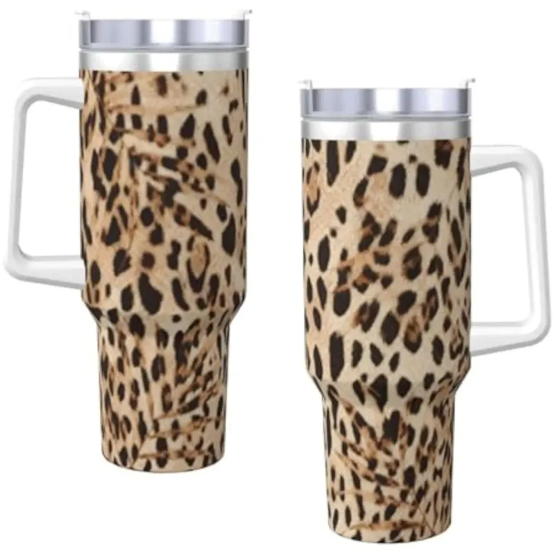 Leopard Print 40oz Tumbler 3