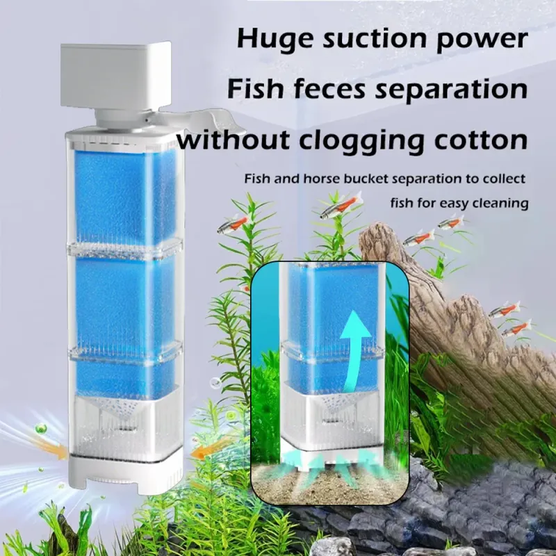 Silent Submersible Aquarium Filter Pump 5
