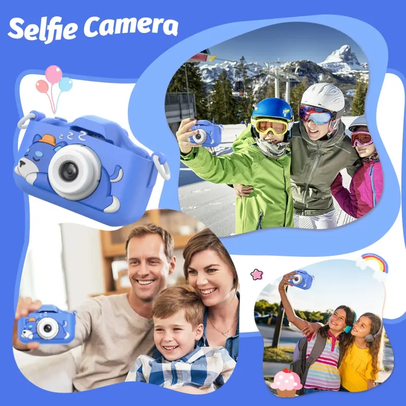 Blue Dog Kids HD Selfie Camera 3