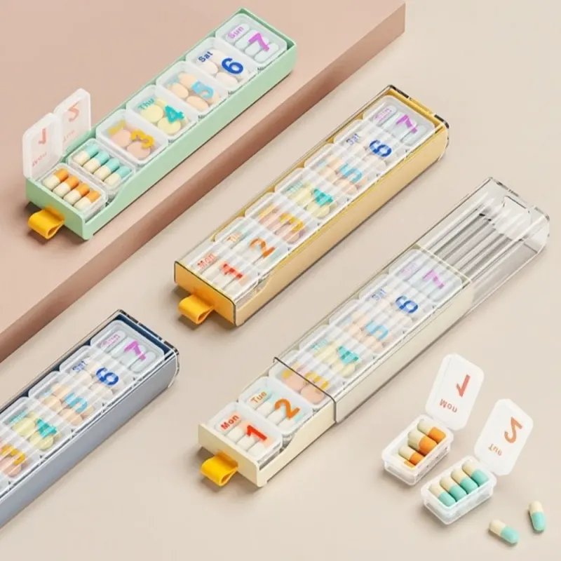 Weekly Pill Organizer - Large Capacity 3