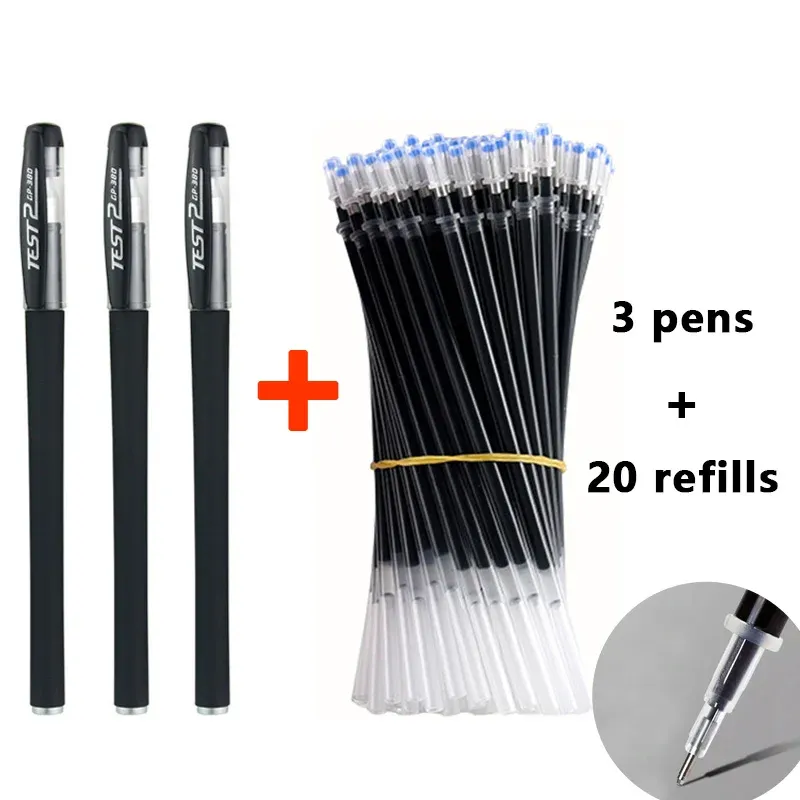 Gel Pens Set with Refills 6