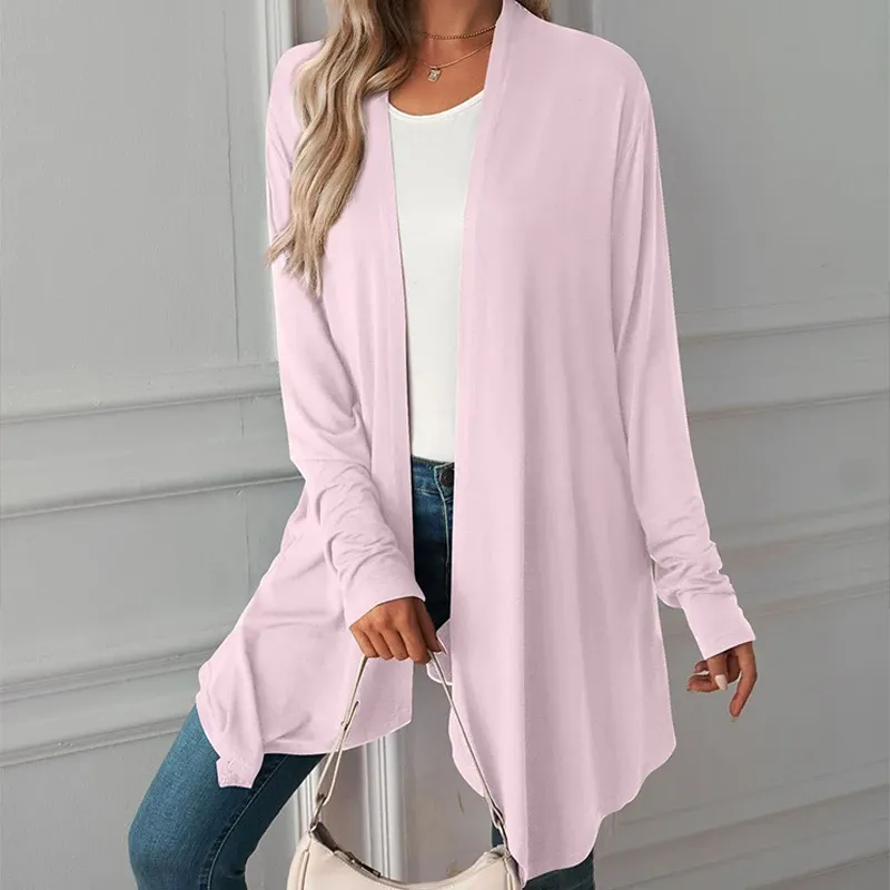 Women's Thin Long Cardigan Coat 4