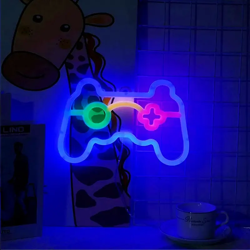 Gamer Neon Controller LED Lamp 4