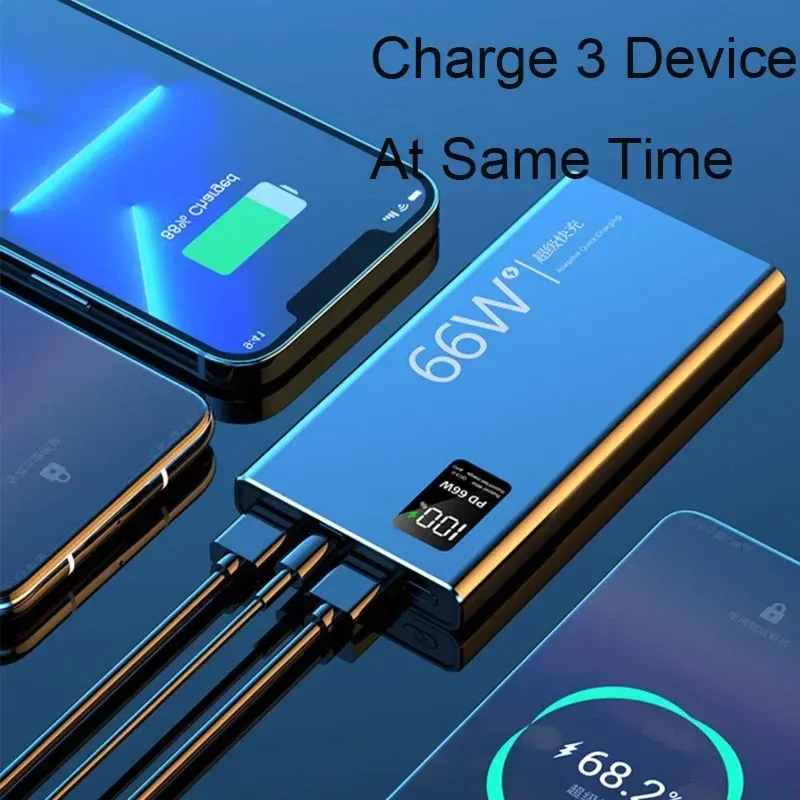 30000mAh 66W Fast Charge Power Bank 4