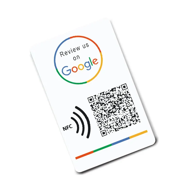 Custom NFC & QR Code Review Cards 3