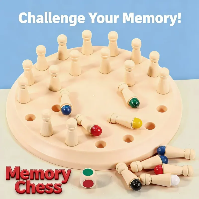 Memory Chess Matching Family Board Game 5