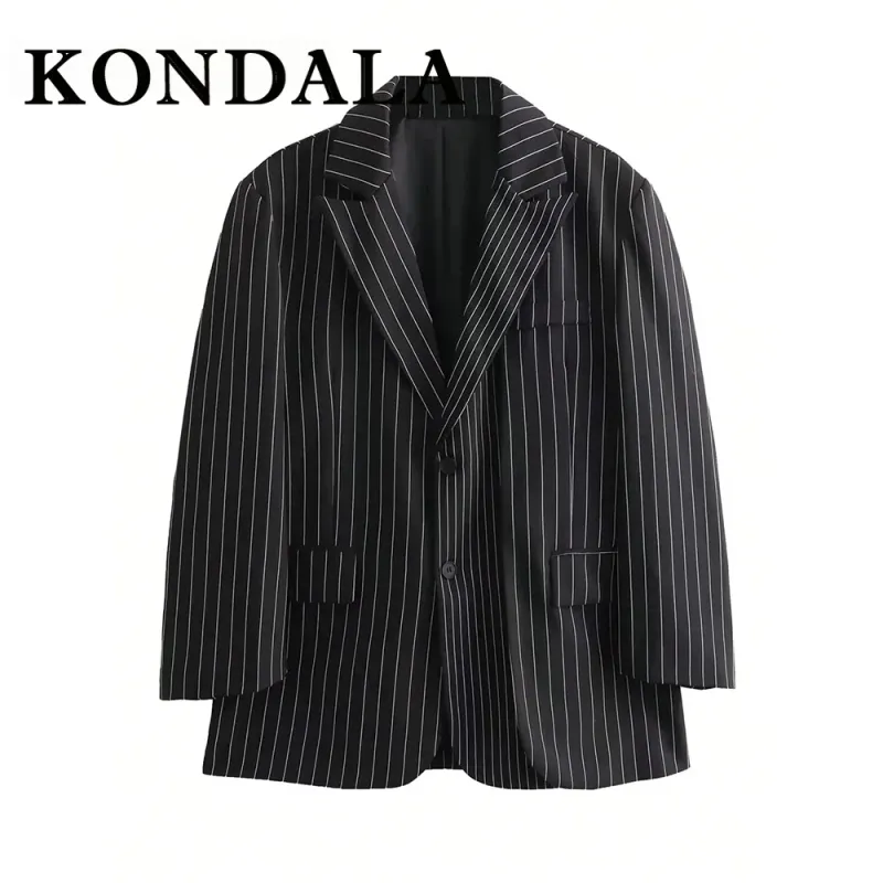 KONDALA Chic Oversized Women's Blazer 2