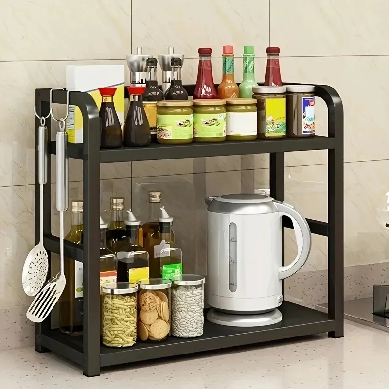 2-Tier Metal Kitchen Counter Shelf 5