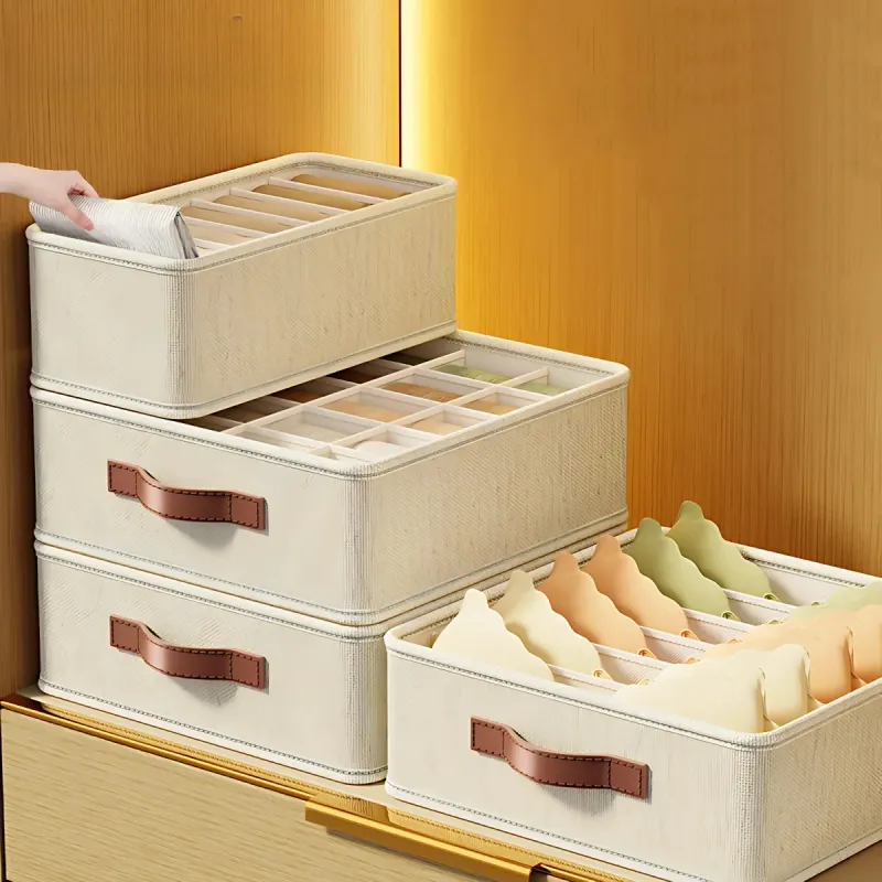 Foldable Multi-Grid Underwear Organizer 1