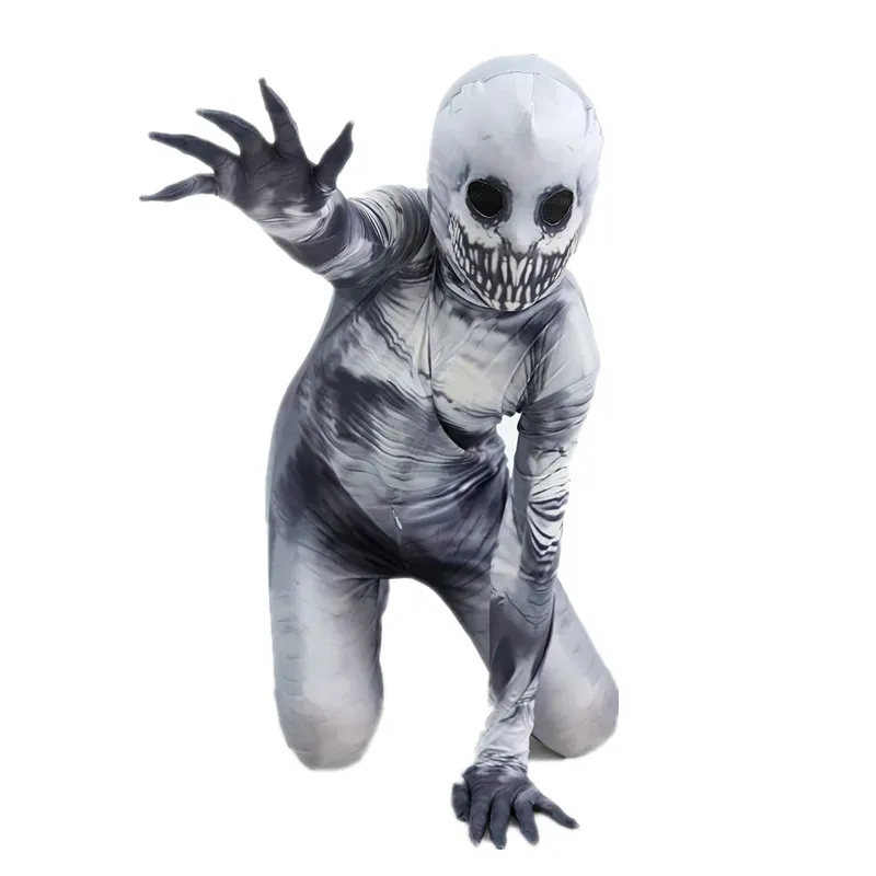 Kids Halloween Ghost Costume Bodysuit 2
