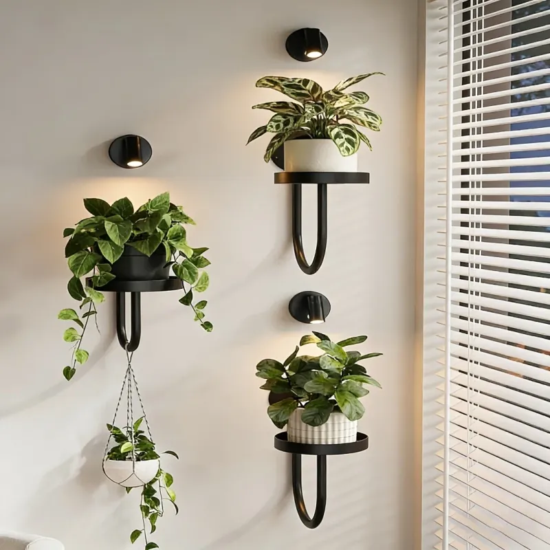 Iron Wall Plant Holder Shelf 1