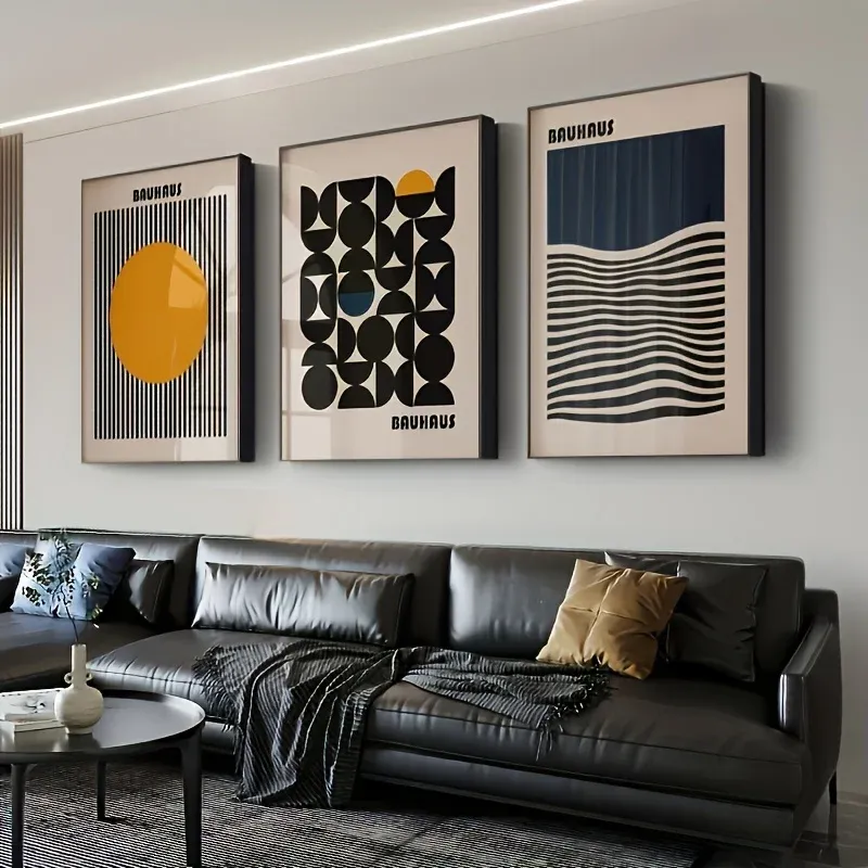 Bauhaus Canvas Print - Geometric Wall Art 1