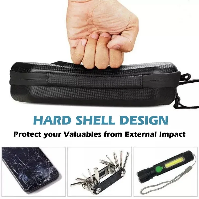 Waterproof Motorcycle Frame Saddle Bag Set 4