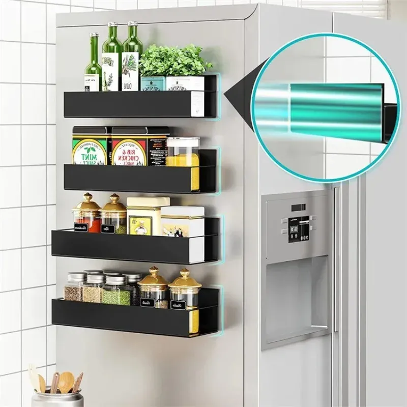 Magnetic Fridge Side Rack Organizer 3