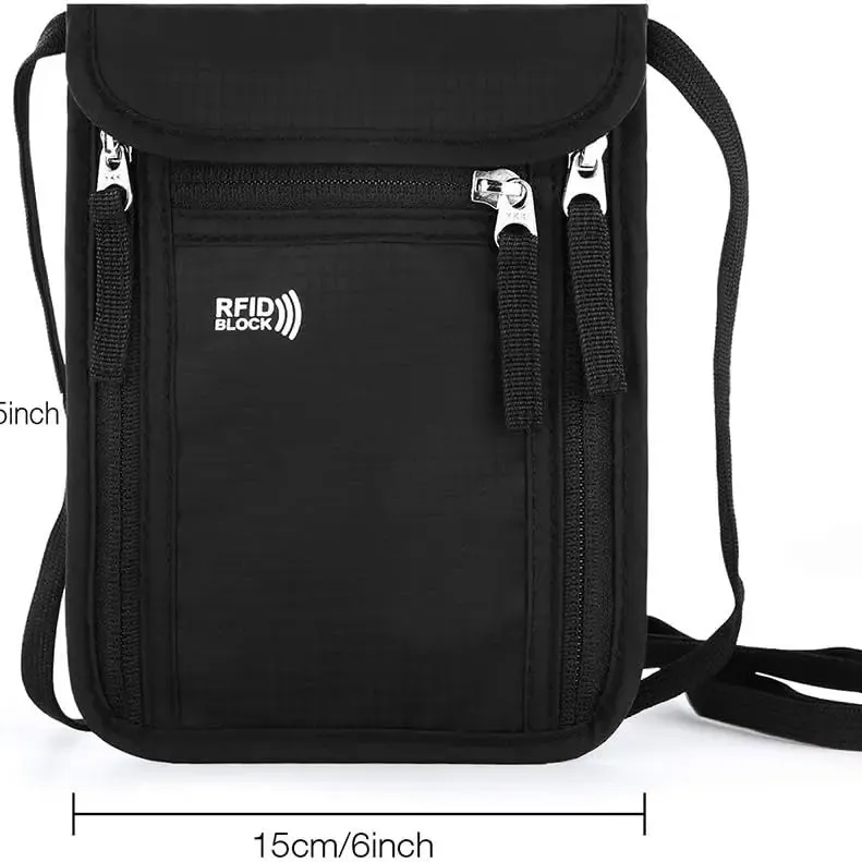 RFID Neck Wallet Passport Organizer 4