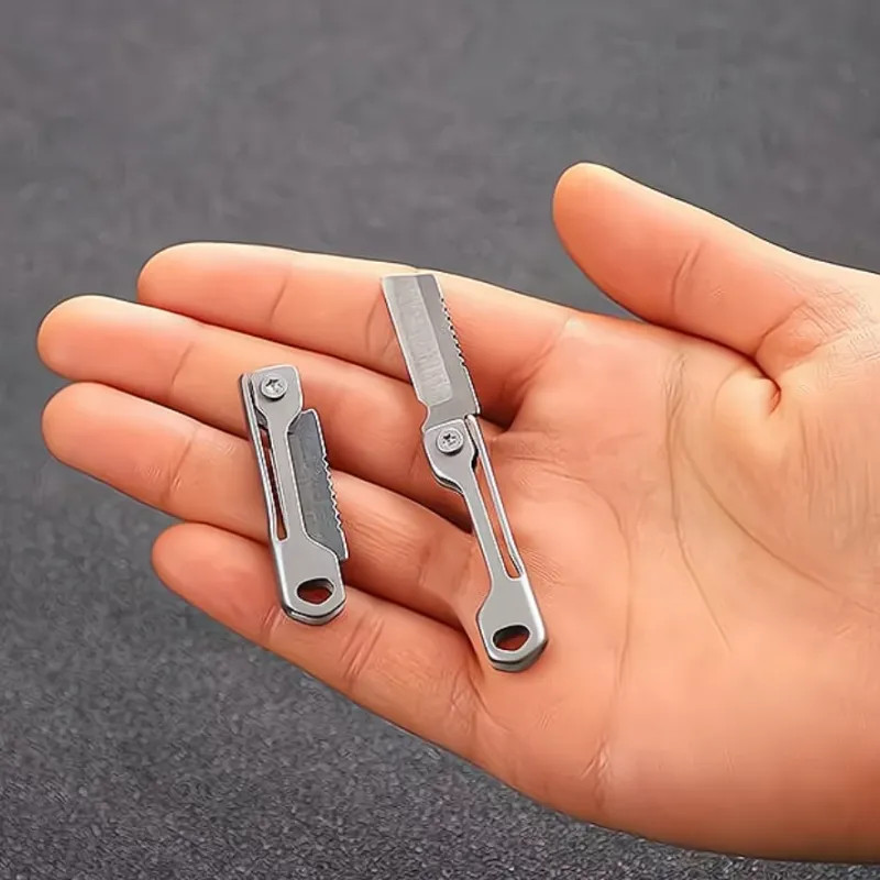 Stainless Steel Folding EDC Keychain Multi-Tool 2